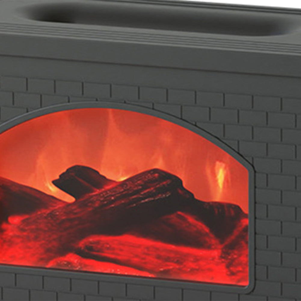 2024 New Simulated Fireplace Air Humidifier with Flame Effect, Aroma Oil Diffuser, & Air Purifier – Aromatherapy Humidifier and Mist Sprayer